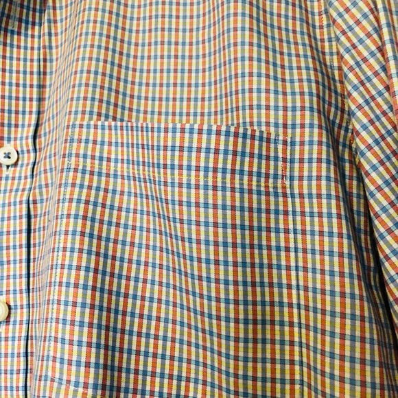 Maker & Company Men’s Medium Colorful Checkered Shirt - Picture 2 of 5